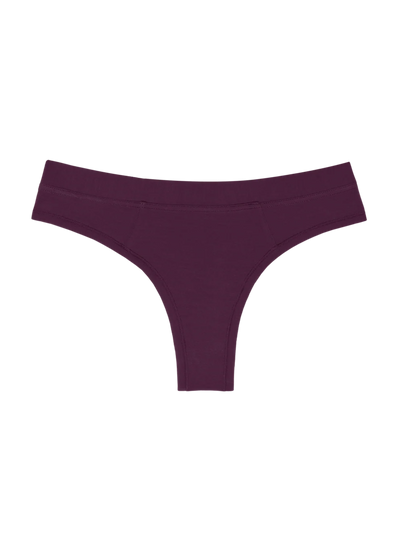 Huha Low Profile Thong Undies - plum