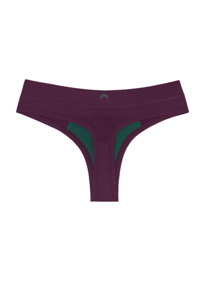 Huha Low Profile Thong Undies - plum