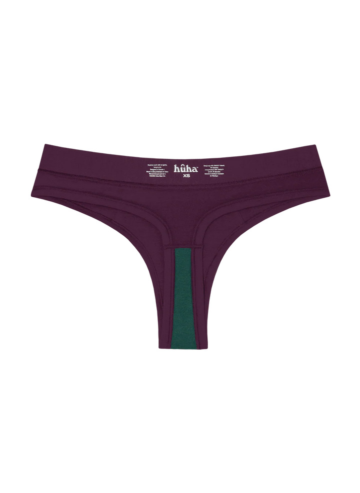 Huha Low Profile Thong Undies - plum