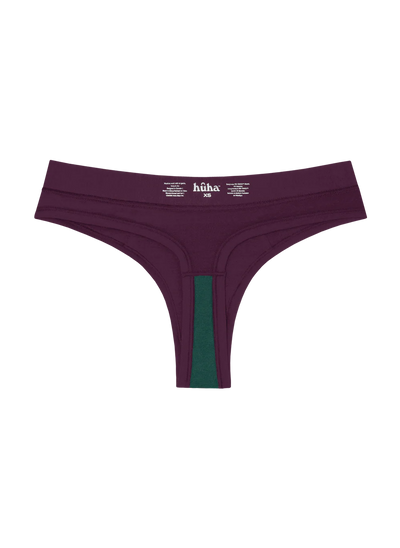 Huha Low Profile Thong Undies - plum