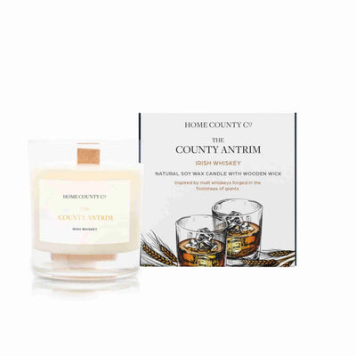 The County Antrim - Irish Whiskey Candle