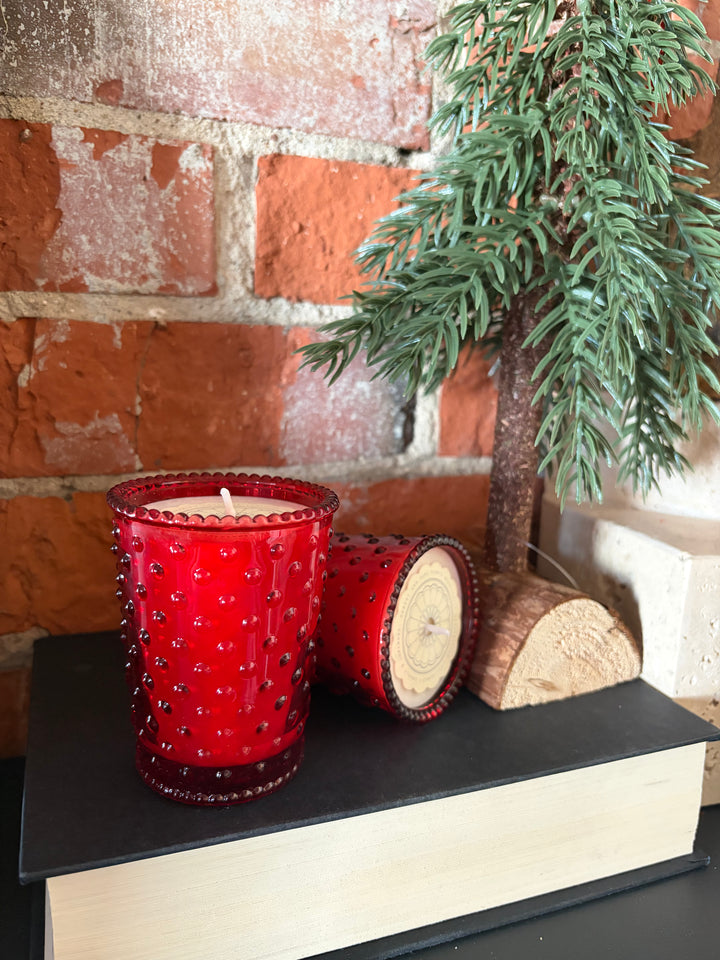 Reindeer Hobnail Votive Candle
