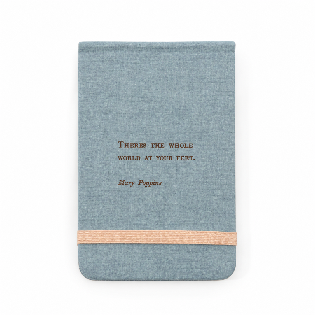 Whole World  Fabric Notebook