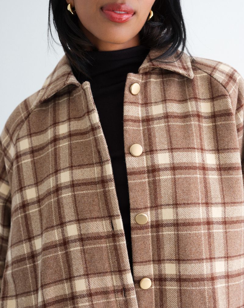 Remy Plaid Crop Jacket