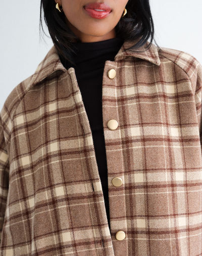 Remy Plaid Crop Jacket