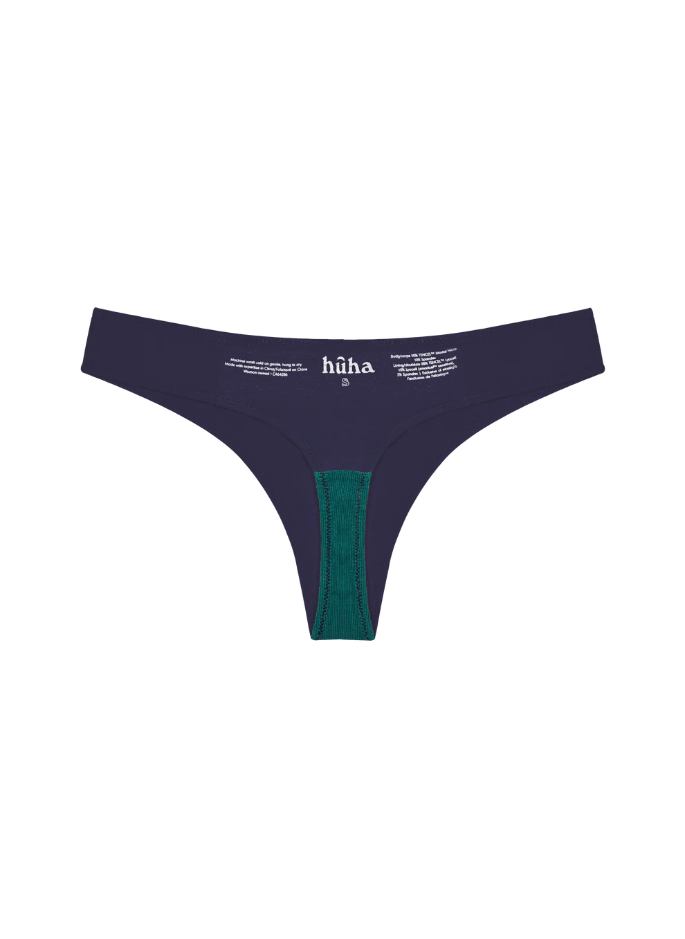 Huha Low Profile Thong Undies - navy