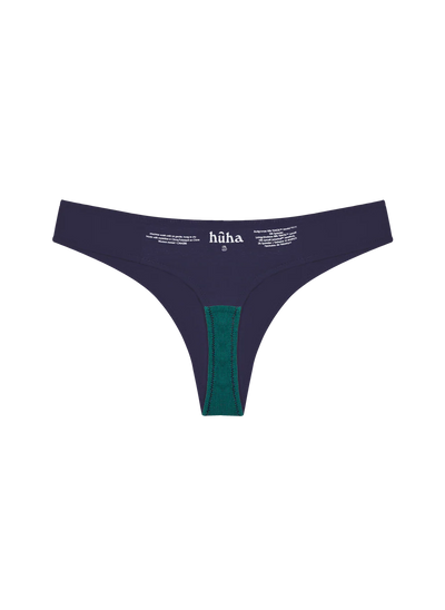 Huha Low Profile Thong Undies - navy