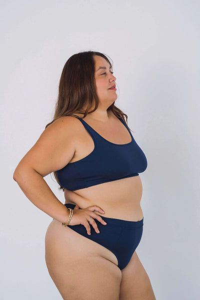 Huha Thong Undies - navy