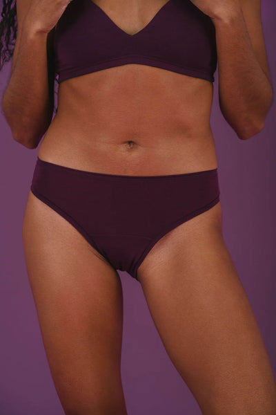 Huha Bikini Undies - plum