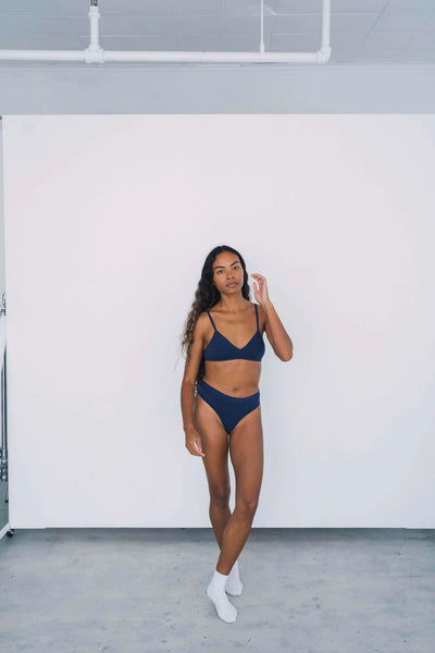 Huha Thong Undies - navy