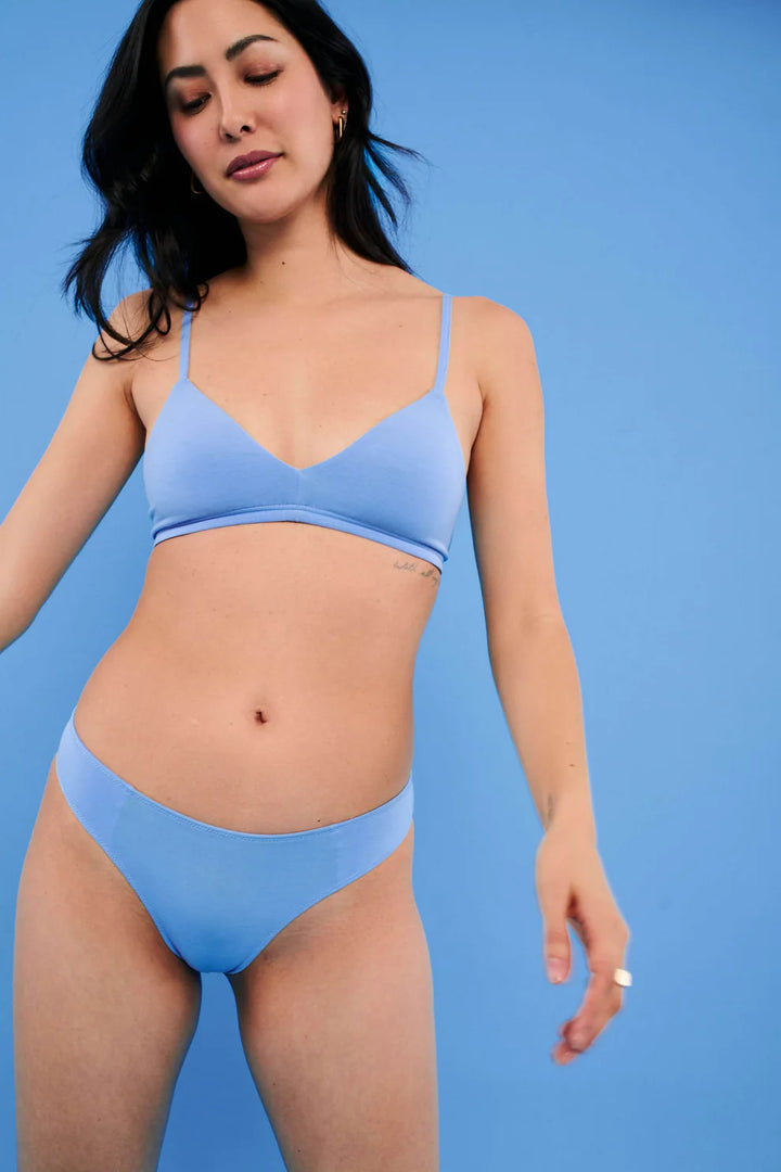 Huha Low Profile Thong Undies - sky blue