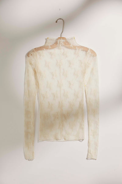 Lady Lux Layering Top - evening cream