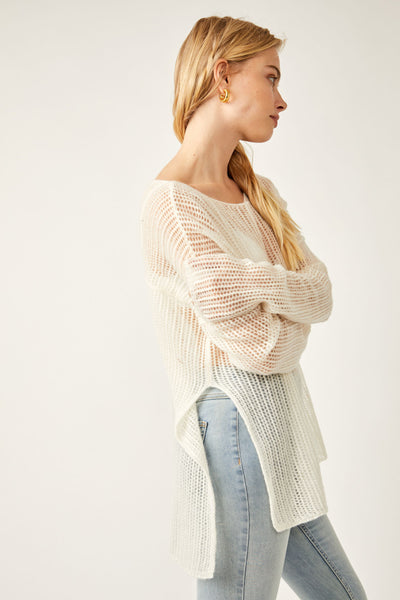 Wednesday Cashmere Pullover - whey
