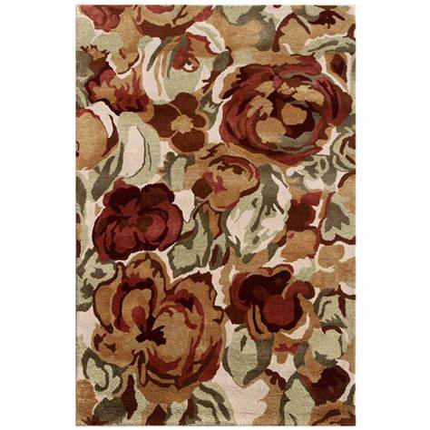 Coming Up Roses Rug 5 x 8