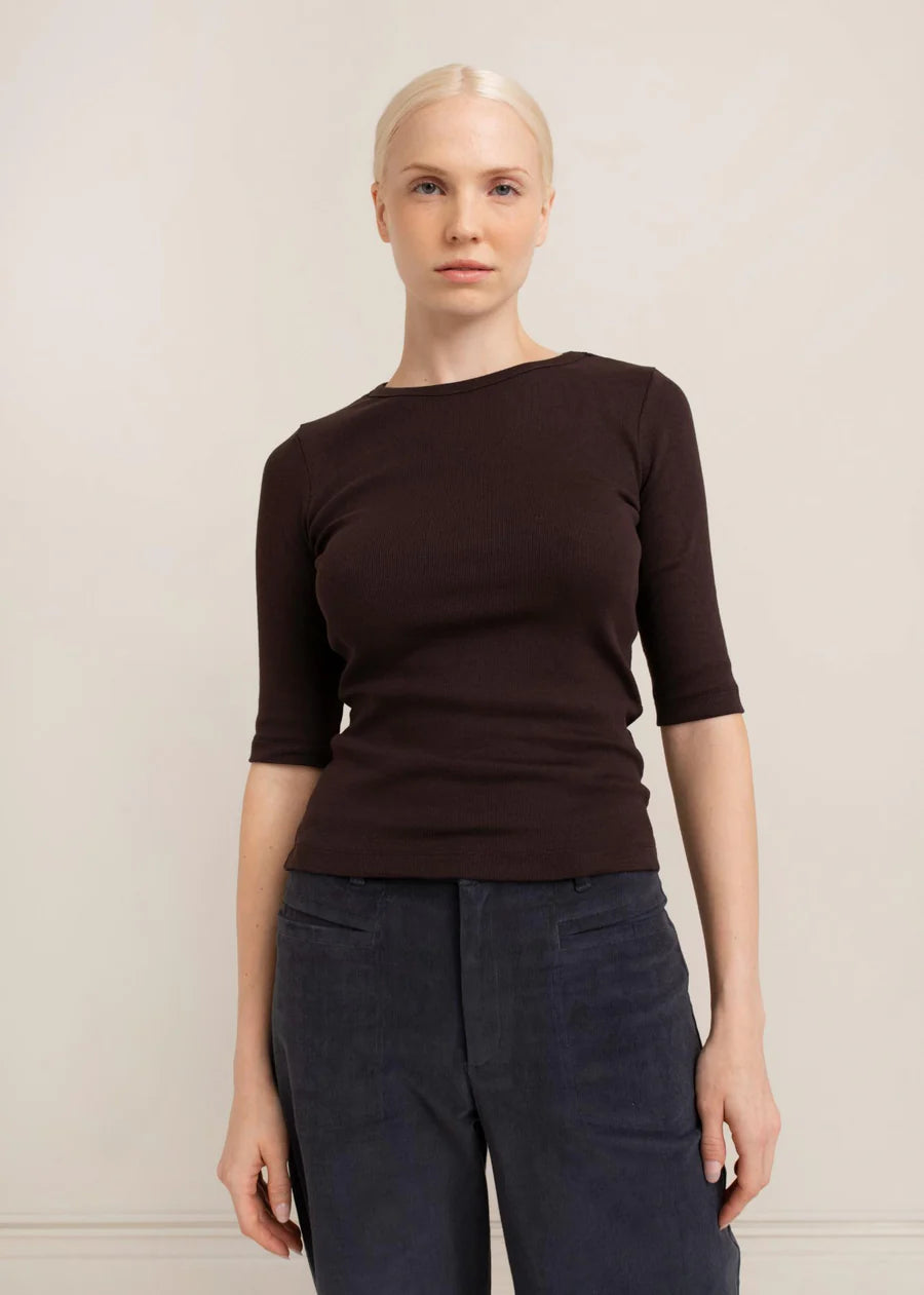 Akari Crew Neck - chocolate torte