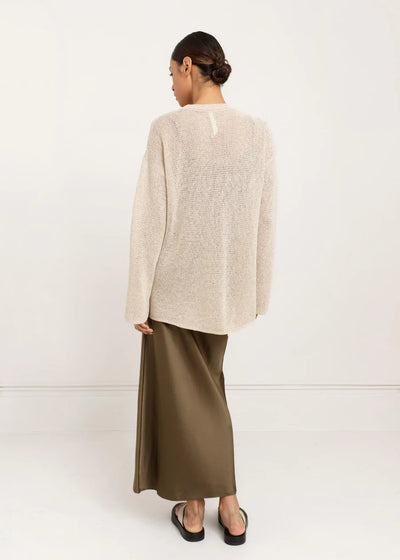 TBL Oversized Crew - flax