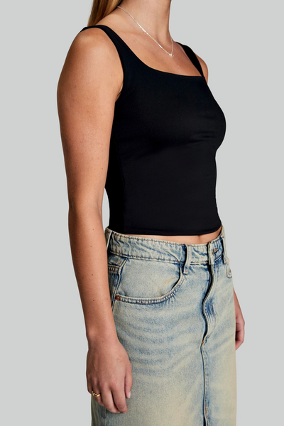 Body Hug Tank - black