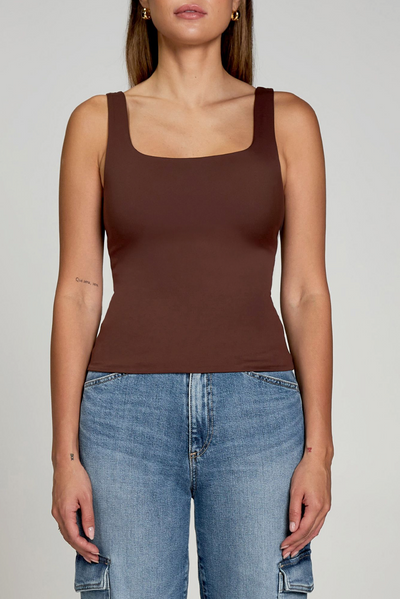 Body Hug Tank - chocolate