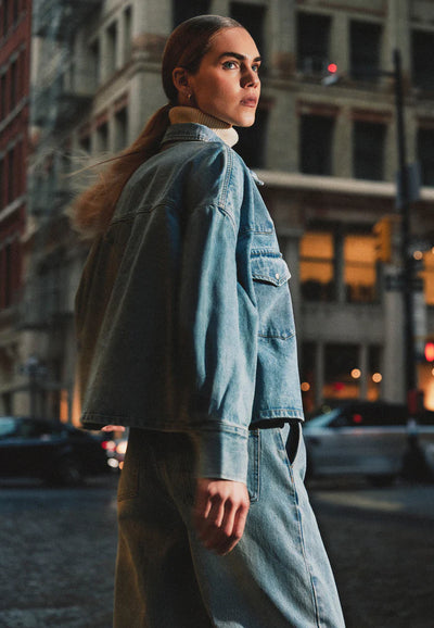 Piv Denim Top