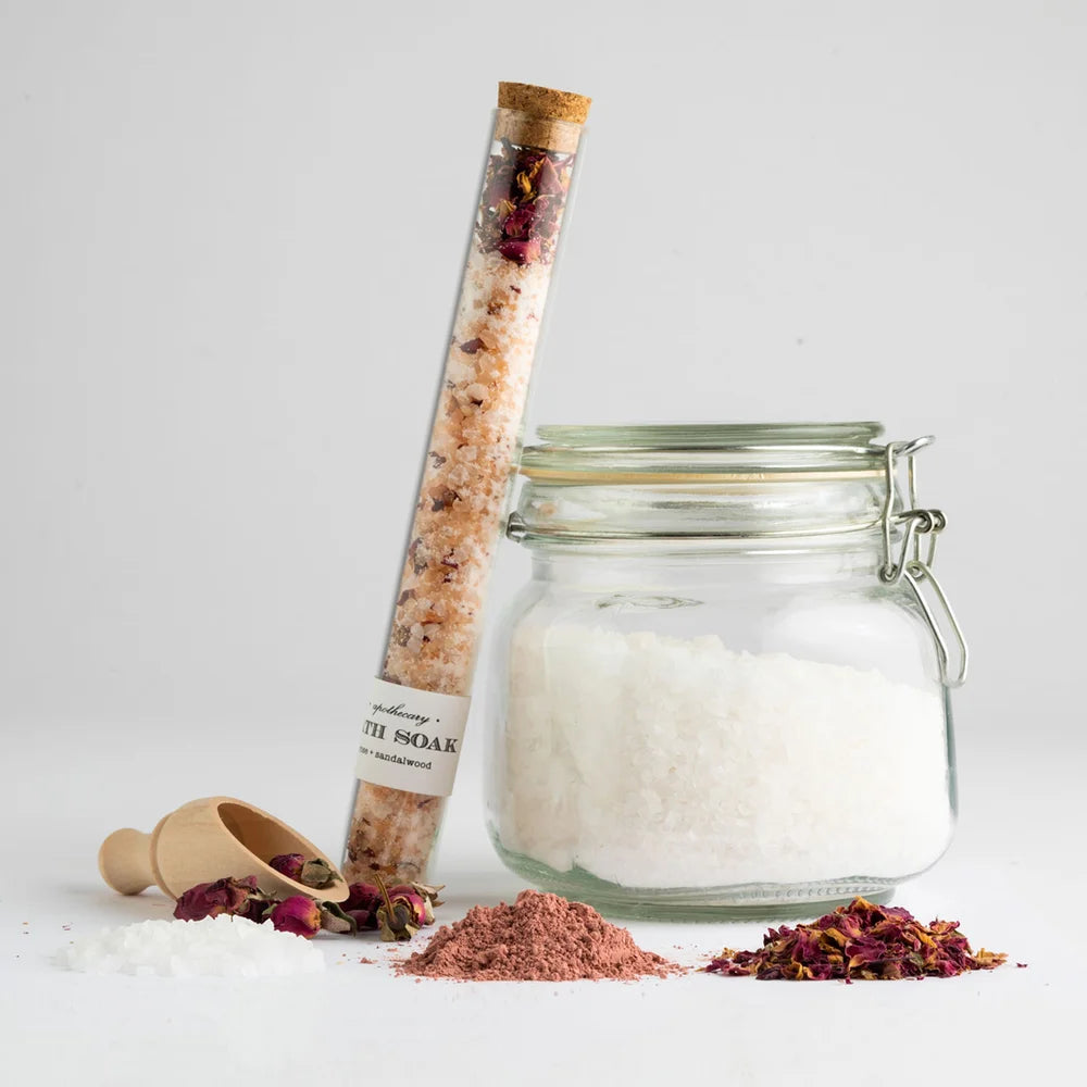 Rose Sandalwood Bath Soak Tube
