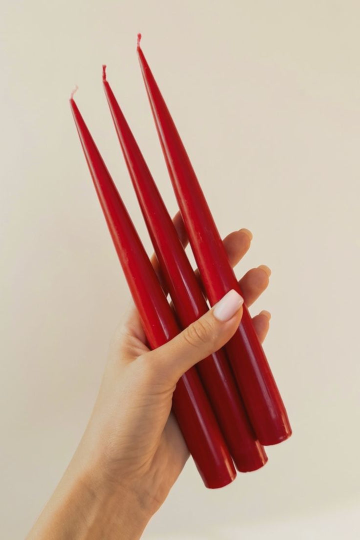 Red Taper Candles