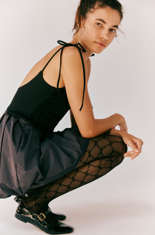 Ribbon Chain Tight - black