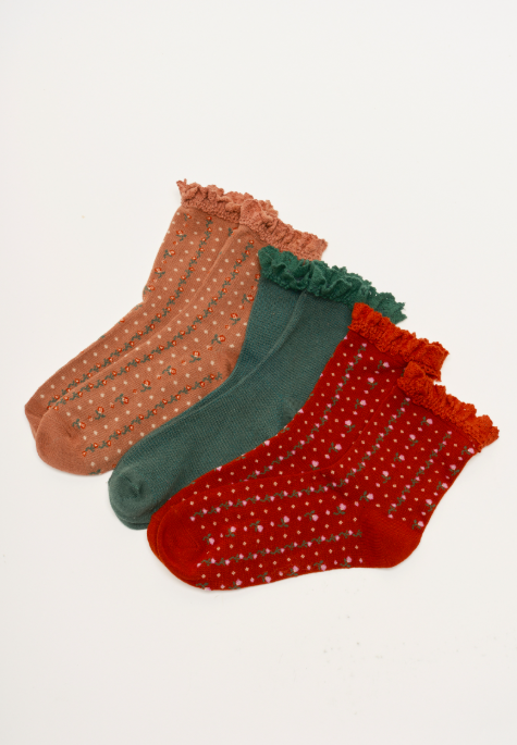 Ruffle Sock 3-Pack