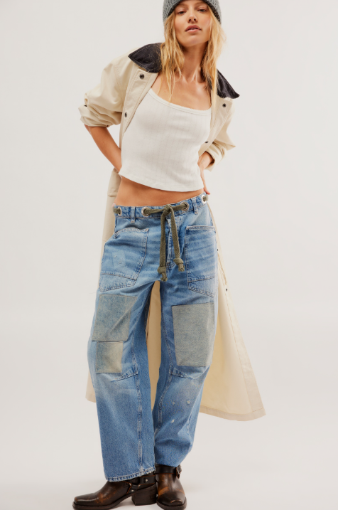 Free People Moxie Barrel Jeans