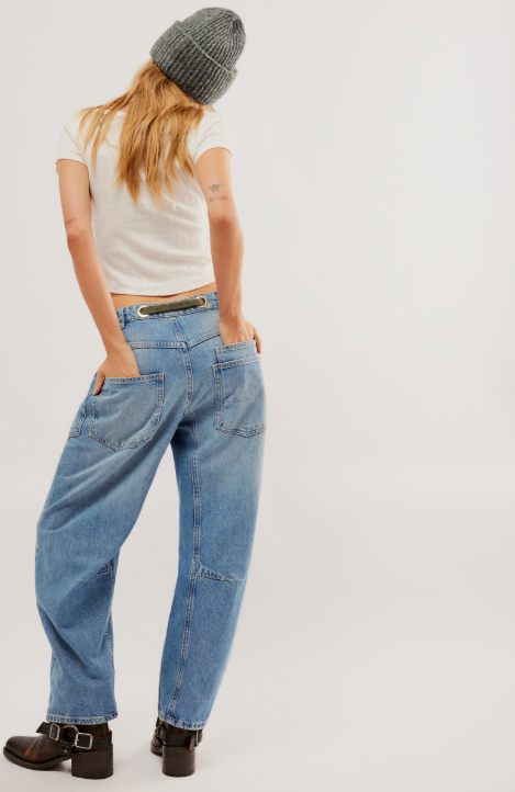 Free People Moxie Barrel Jeans