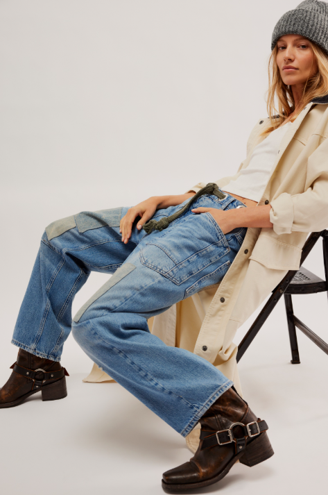 Free People Moxie Barrel Jeans