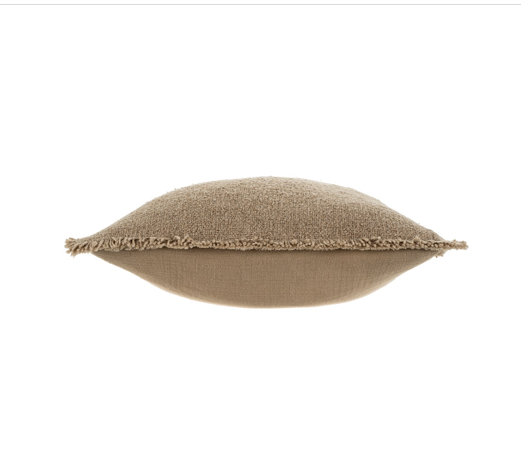 Fringed Boucle Pillow