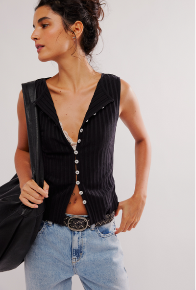 Tilly Vest - black
