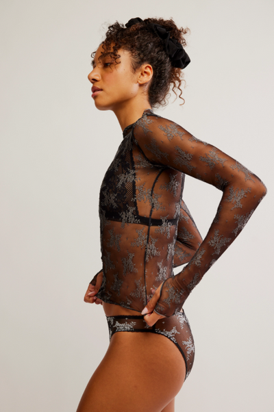 Lady Lux Layering Top - thunderstorm
