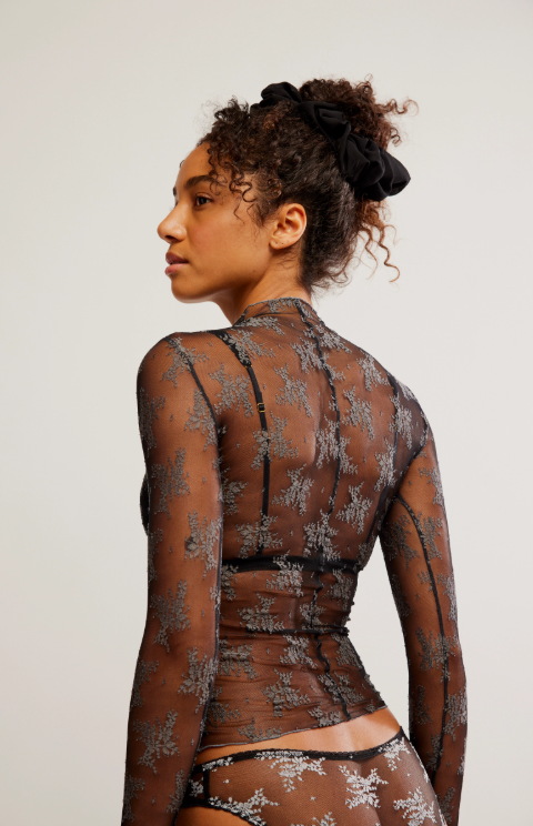 Lady Lux Layering Top - thunderstorm