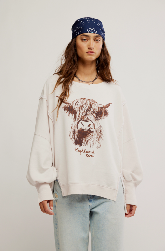 Graphic Camden - highland cow