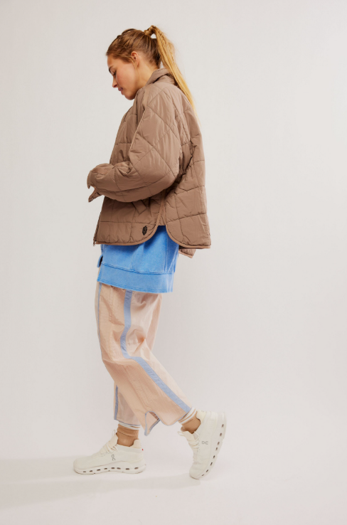 Pippa Packable Puffer Jacket - fossil