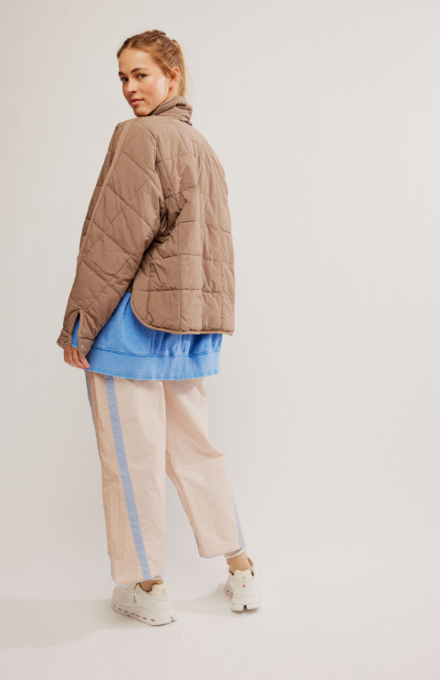 Pippa Packable Puffer Jacket - fossil