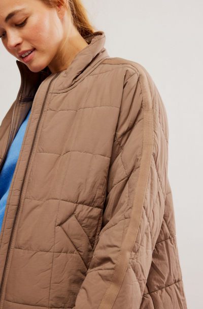 Pippa Packable Puffer Jacket - fossil