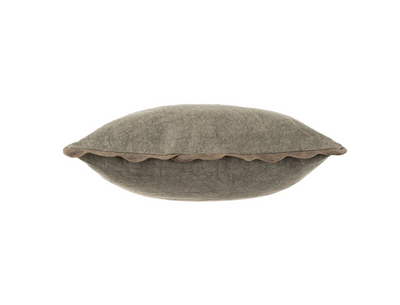 Scalloped Edge Pillow - fog