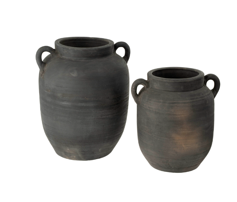 Provence Burnt Terracotta vase - small