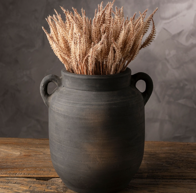 Provence Burnt Terracotta vase - small