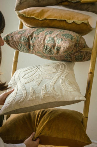 Boucle Lotus Pillow