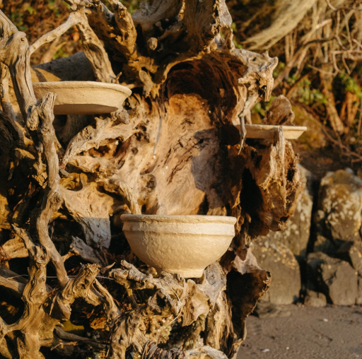 Primitive paper Mache Bowl