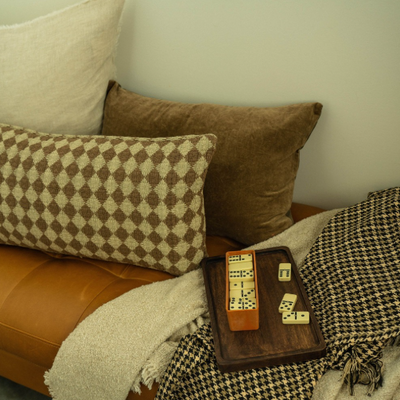 Vera Velvet Pillow - sienna
