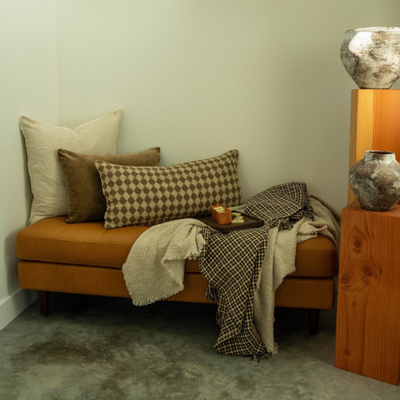 Vera Velvet Pillow - sienna