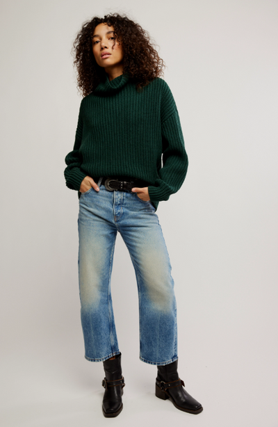 Swim Too Deep Pullover - deepest spruce
