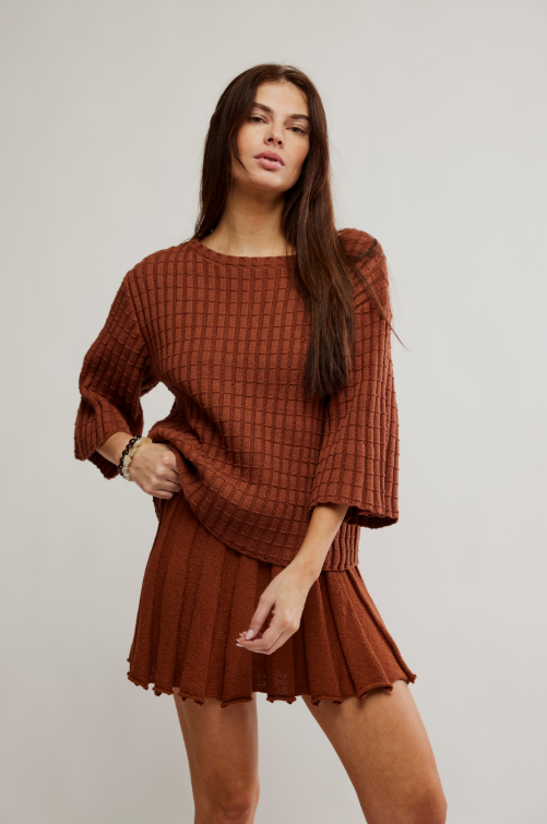 Kenzie Skirt - brownstone