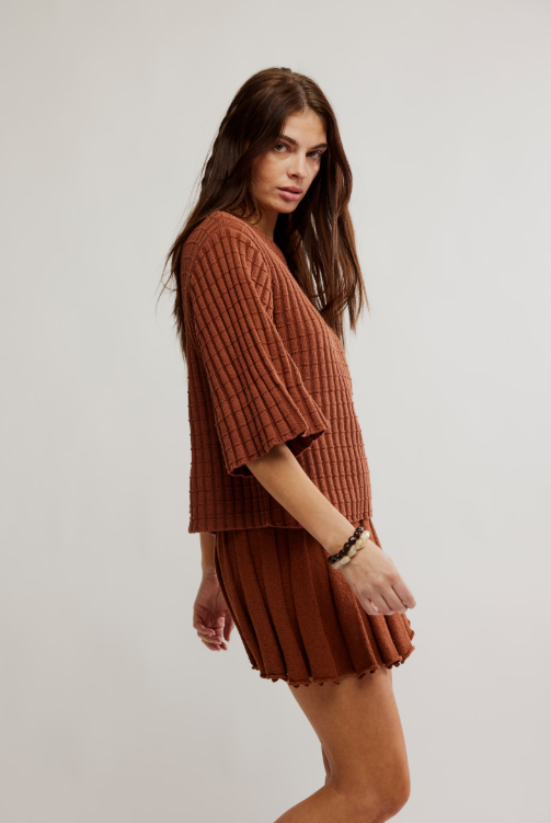 Kenzie Skirt - brownstone