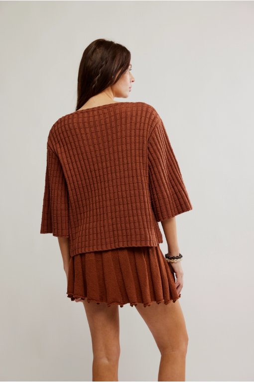 Kenzie Skirt - brownstone