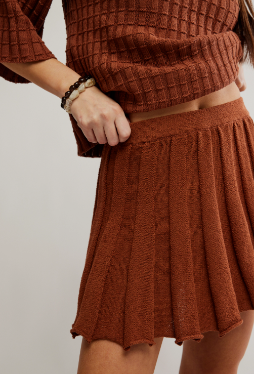 Kenzie Skirt - brownstone